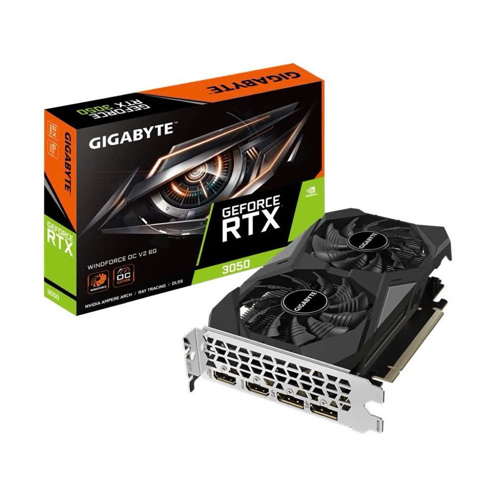 Card màn hình VGA GIGABYTE GeForce RTX 3050 WINDFORCE OC 6G N3050WF2OC | BigBuy360 - bigbuy360.vn