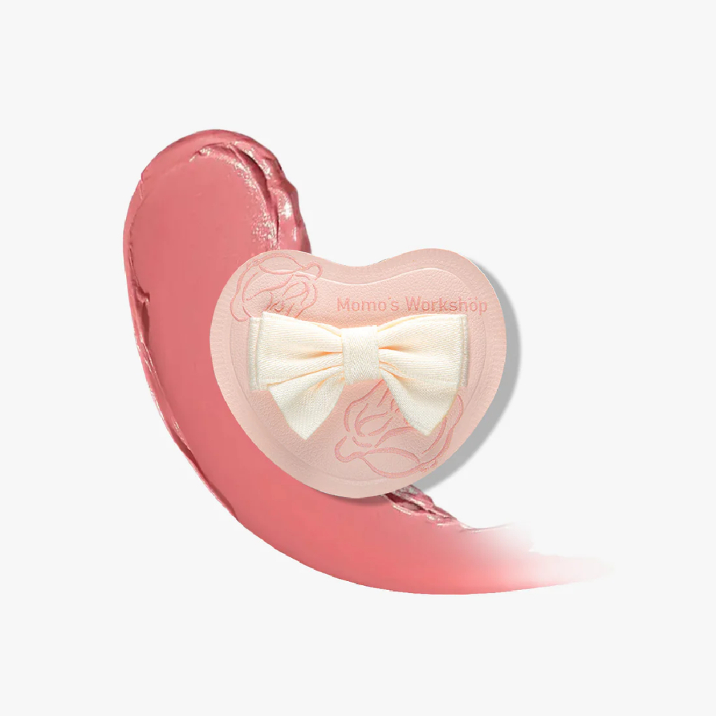 Bông Mút Trang Điểm Má Hồng Cao Cấp Momo's Workshop Rosy Reverie Cupid Mallow Puff Rosy -Dry Use 1pcs