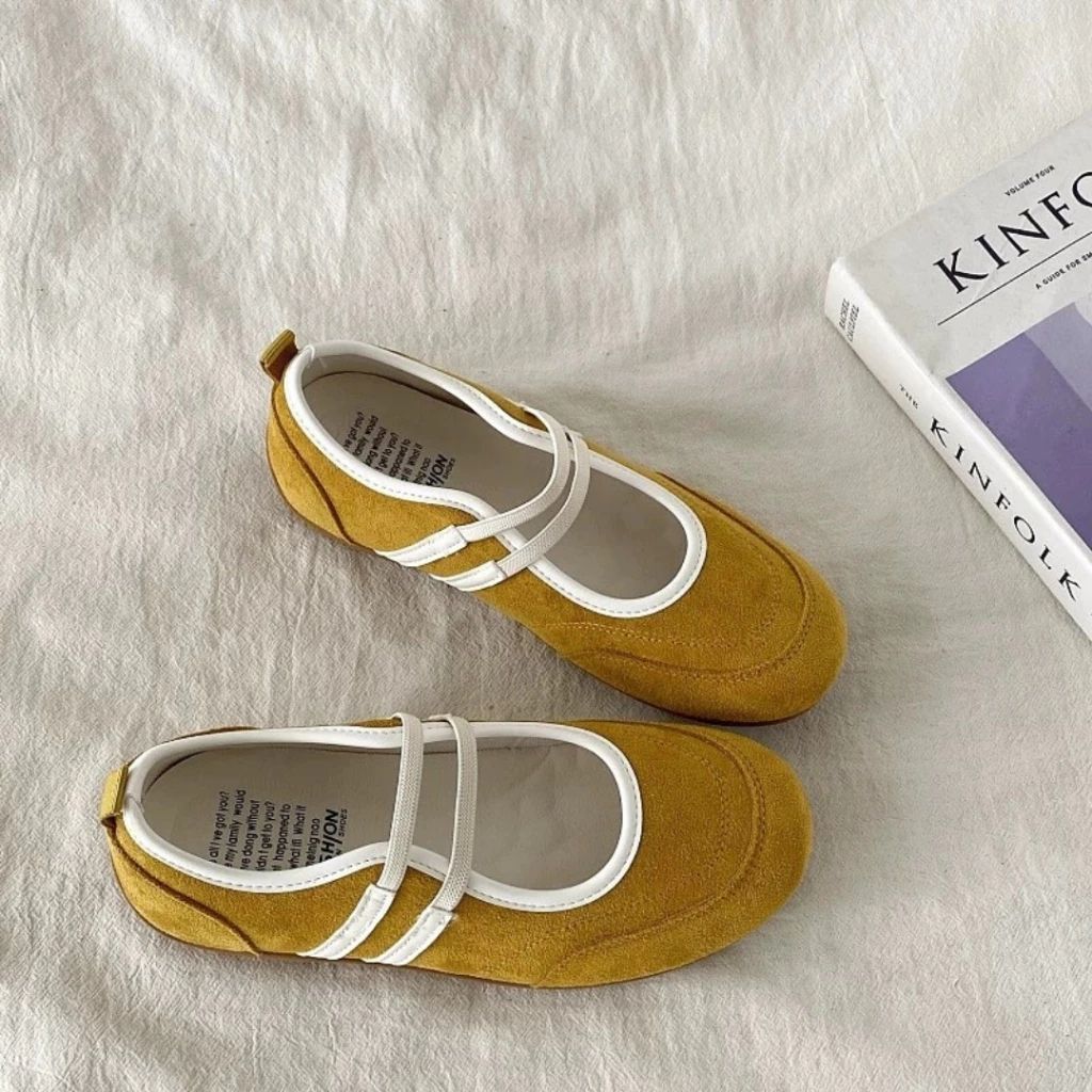 Giày Mary Jane, Giày Búp Bê Ballet Mary Jane Phong Cách Hàn Quốc N38 || Young Sneaker