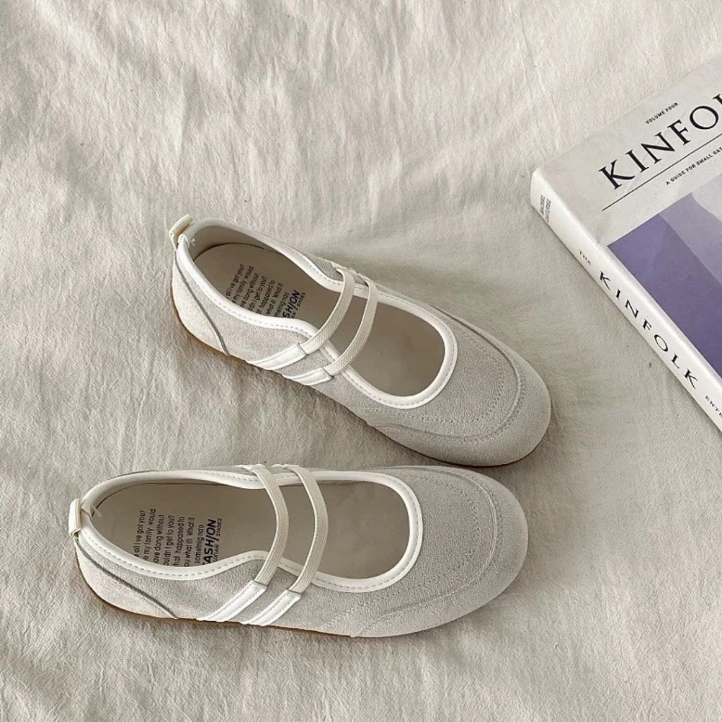 Giày Mary Jane, Giày Búp Bê Ballet Mary Jane Phong Cách Hàn Quốc N38 || Young Sneaker