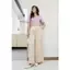 Quần Kaki Nữ Màu Be Form Rộng Elegant Fit Ninomaxx 2510053