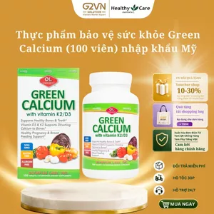 Green Calcium, Canxi hữu cơ an toàn, dễ hấp thu, không táo bón