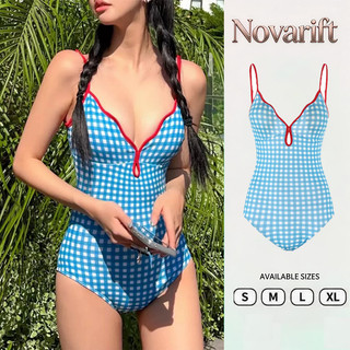 Nova-Đồ Bơi Một Mảnh Kẻ Sọc Mới Dành Cho Nữ Áo Dây Buộc Dây Gợi Cảm