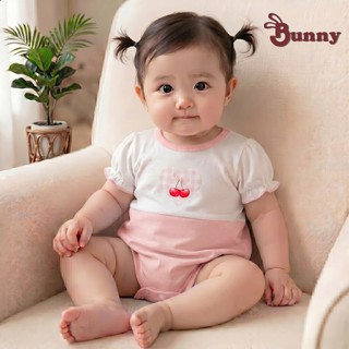 Body phối màu Bunny chất thun Modal mềm mịn mát cho bé gái 4-10kg