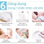 Combo 5 Gói Khăn Vải Khô Baby Hiền Trang 100% Cotton Cho Bé DouDou A07
