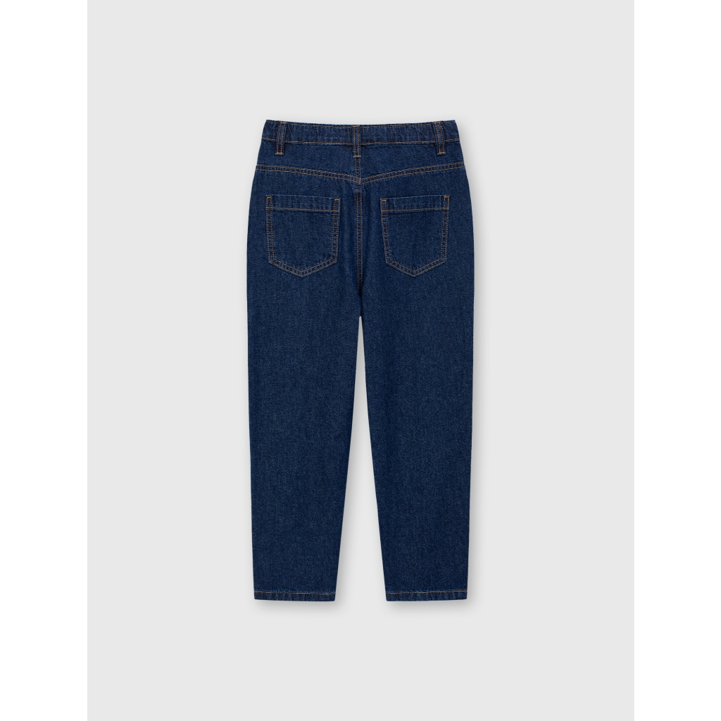 Quần jeans bé trai cotton CANIFA dáng suông basic mặc đi học, đi chơi 2BJ26S002