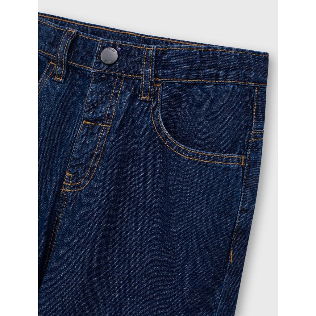 Quần jeans bé trai cotton CANIFA dáng suông basic mặc đi học, đi chơi 2BJ26S002