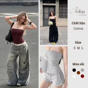 Áo Ống Trơn Basic Ôm Body Vải Cotton Mịn TaLaa SP1026