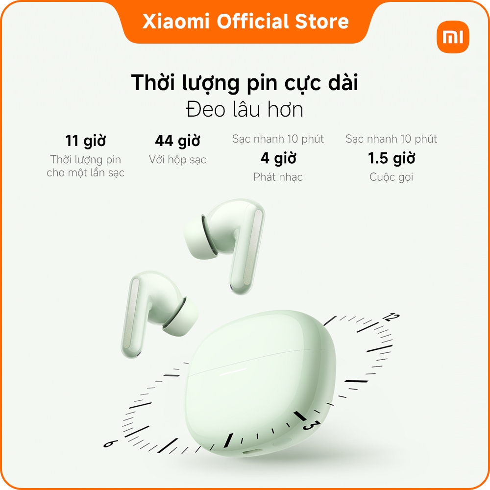 Xiaomi Tai nghe bluetooth REDMI Buds 8 | ANC lai lên đến 50dB | Động cơ động lực 11mm mạnh mẽ | BigBuy360 - bigbuy360.vn