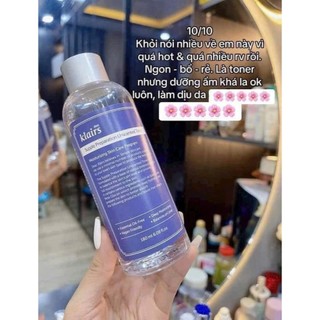 Nước hoa hồng K1@!rs Supple Preparation Unscented Toner Klairs 30ml