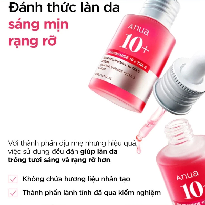 ANUA AZELAIC ACID HYALURON SERUM / NIACINAMIDE 10% + TXA 4% DARK SPOT SERUM