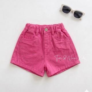 Q24-[tomnaukids] Quần Short Basic ĐÍNH ĐÁ cho bé gái size từ 9-36Kg