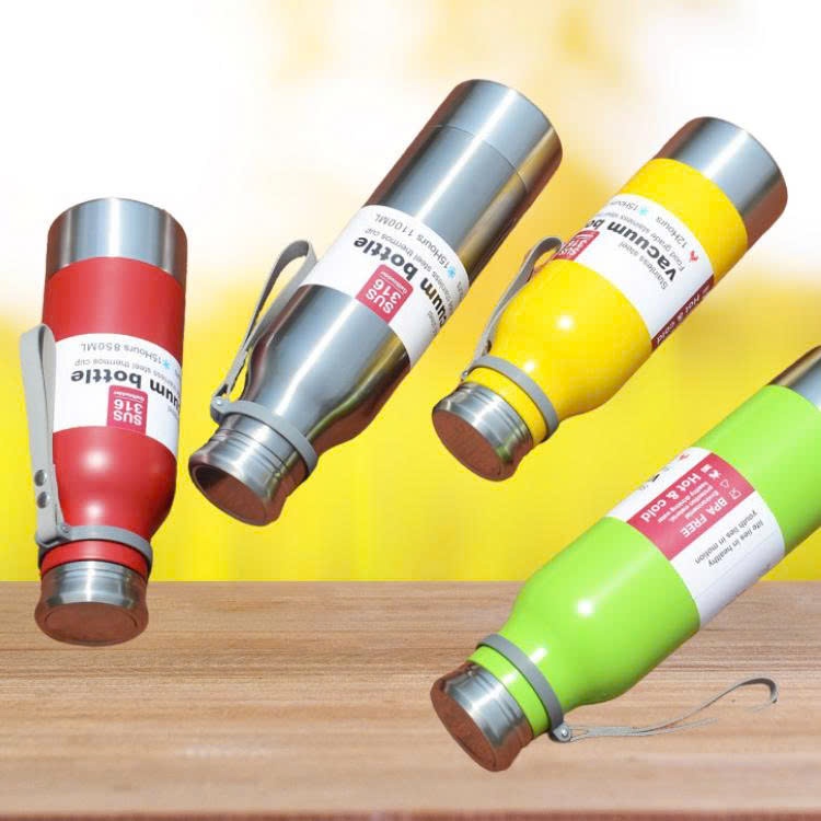 Bình siêu giữ nhiệt Inox 316 dung tích lớn 1100ml có lọc trà phong cách thể thao-2027