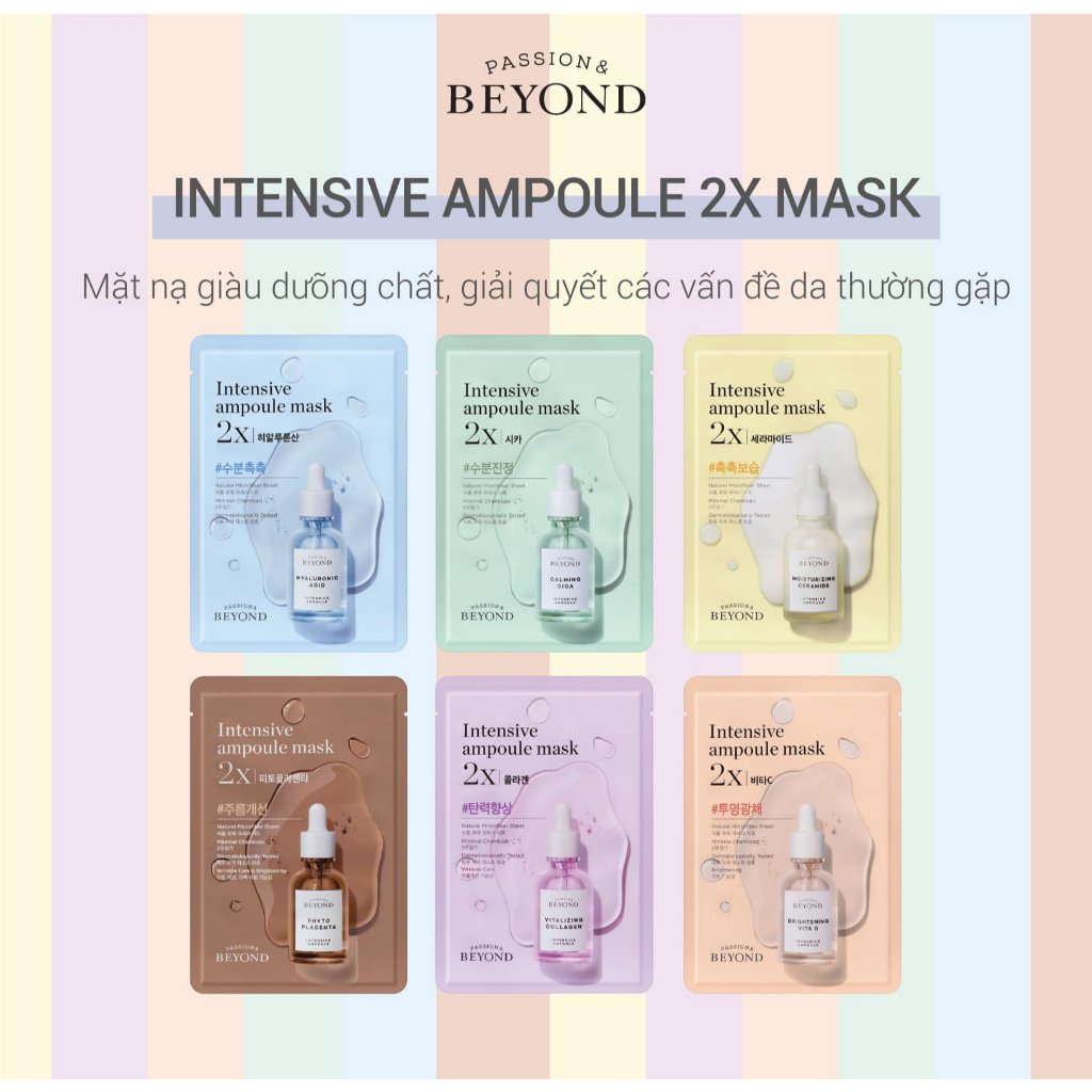 Mặt nạ thiên nhiên X2 dưỡng chất Beyond Intensive Ampoule Mask 25ml