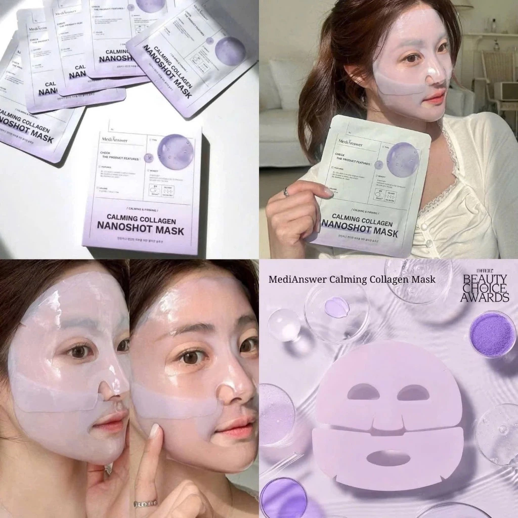 Mặt Nạ Thạch MediAnswer Pore Nanoshot Mask Cấp Ẩm, Phục Hồi Da Chuyên Sâu - Ever Queen