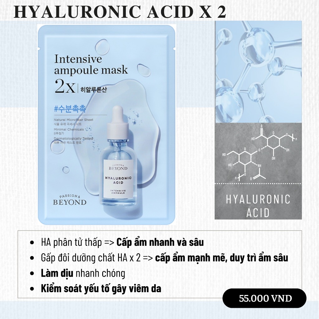 Mặt nạ thiên nhiên X2 dưỡng chất Beyond Intensive Ampoule Mask 25ml