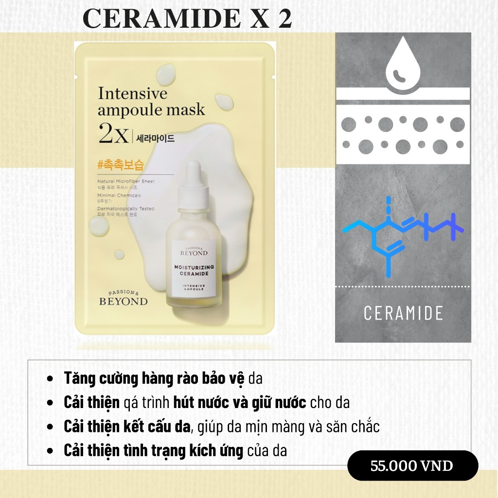 Mặt nạ thiên nhiên X2 dưỡng chất Beyond Intensive Ampoule Mask 25ml