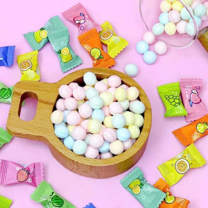 [Mát Lạnh Tức Thì] Kẹo C Lạnh Trái Cây Đủ Vị Chua Ngọt, Kẹo C Ngậm Bạc Hà Đồ Ăn Vặt Hot Trend