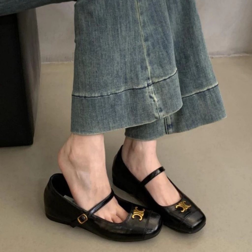 Giày Búp Bê Nữ, Giày Búp Bê Chữ X Hot Trend N10 || Young Sneaker