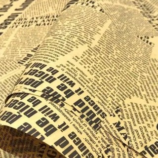 10 tờ Giấy báo bọc hoa, bọc quà, nguyên liệu làm handmade