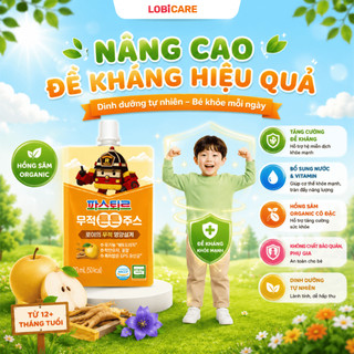 Nước Trái Cây Hữu Cơ Lotte Hỗ Trợ Bé Phát Triển Toàn Diện Lotte Tăng Cao, Lotte Ăn Ngon, Lotte Khỏe Mạnh