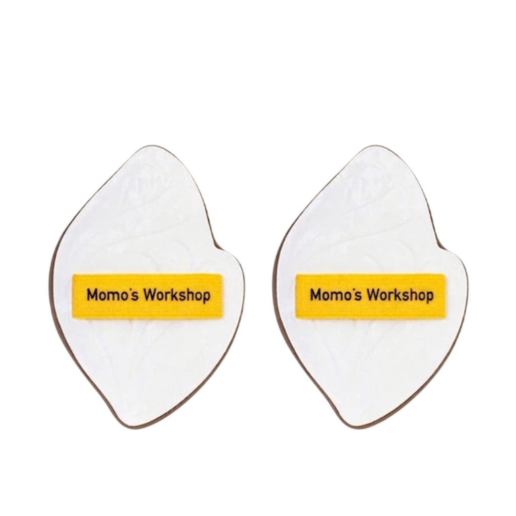 Bông Mút Tán Nền Ốc Bạch Vũ Momo's Workshop Momoland Airy Mallow Puff Milky Tides - 2pcs