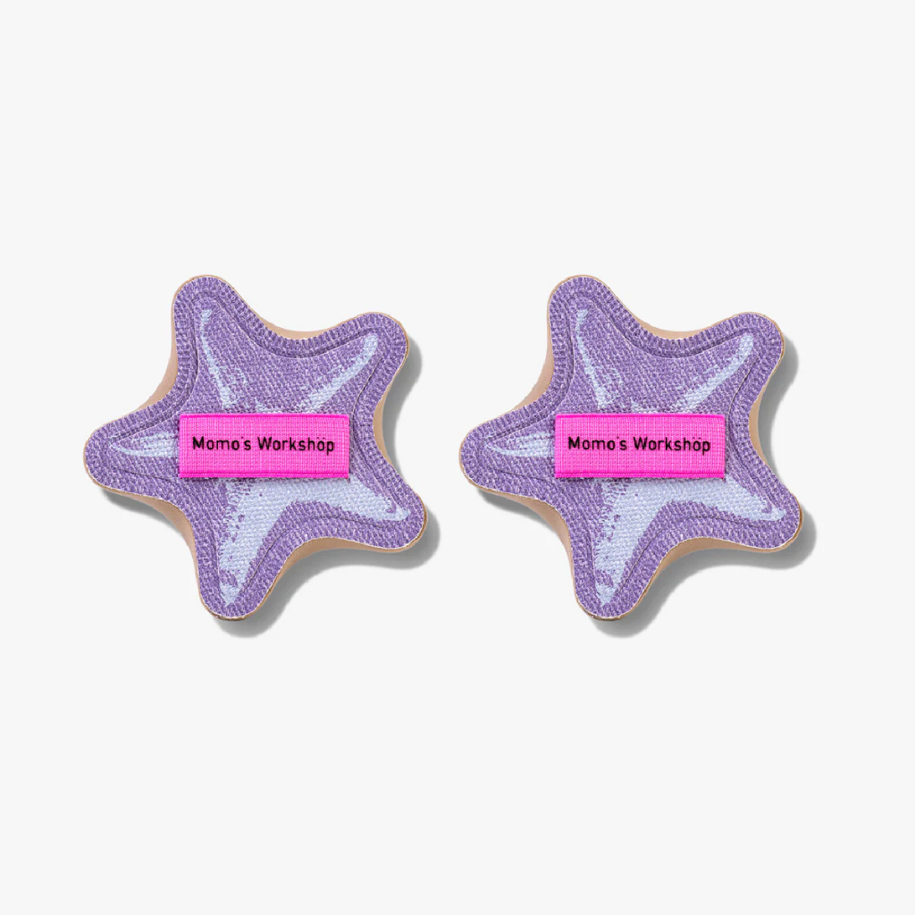 Bông Mút Trang Điểm Sao Biển Đa Năng Momo's Workshop Paopaomi Dewy Puff Starry Night - 2pcs