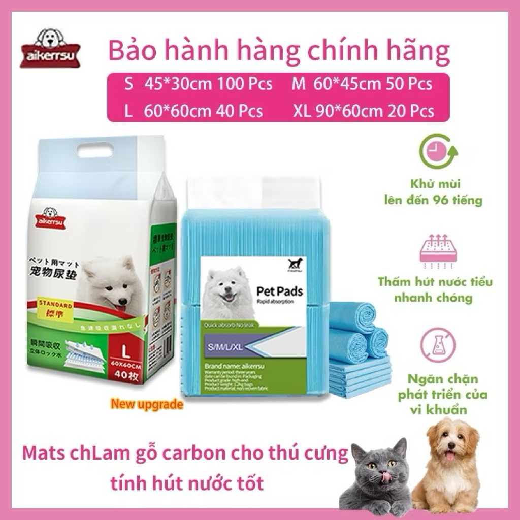 GIAO HỎA TỐC -Giảm 50% Miếng lót tấm lót vệ sinh cho vật nuôi - Tấm lót chuồng, khay vệ sinh - Tã lót thú cưng chó,mèo