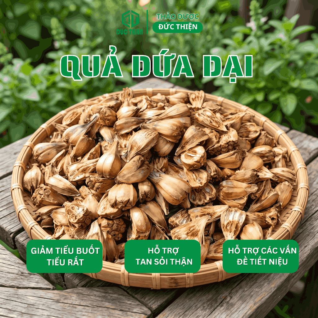 500g, 1kg Quả Dứa Dại (Dứa Rừng) Loại 1 Đức Thiện (Khô, Sạch, Thơm) - Bí Tiểu, Sỏi Thận, Tiểu Đường
