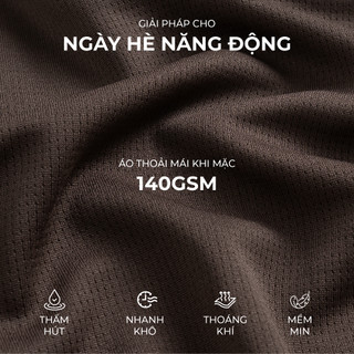 Bộ Quần Áo Nam WINFIT cổ tròn tay ngắn ComfortLite, thoáng khí, thấm hút mồ hôi, Form thoải mái năng động WBN001