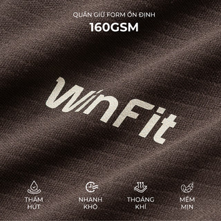 Bộ Quần Áo Nam WINFIT cổ tròn tay ngắn ComfortLite, thoáng khí, thấm hút mồ hôi, Form thoải mái năng động WBN001