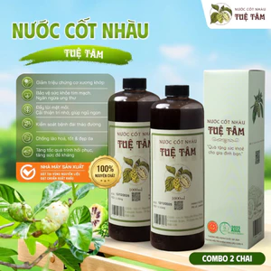 Combo 2 chai Nước Cốt Nhàu Tuệ Tâm 1000ml sử dụng chăm sóc sức khỏe cho cả gia đình