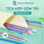 Bộ 5 Bút Chì 2B/HB Có Gôm Tẩy, Thân Tam Giác Dễ Cầm Cho Bé Luyện Viết