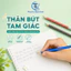 Bộ 5 Bút Chì 2B/HB Có Gôm Tẩy, Thân Tam Giác Dễ Cầm Cho Bé Luyện Viết