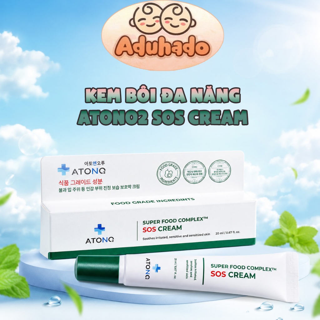 Kem bôi da đa năng Atono2 SOS Cream cho bé, dùng được cho da nhạy cảm ...