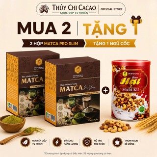 COMBO MUA 2 HỘP MATCA PRO SLIM TẶNG 1 SIÊU HẠT MARUKU 500G