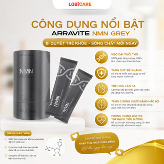 BỘT COLLAGEN ARRAVITE NMN GREY - (NMN – Nicotinamide Mononucleotide).