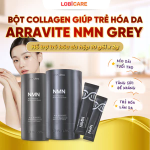 BỘT COLLAGEN ARRAVITE NMN GREY - (NMN – Nicotinamide Mononucleotide).