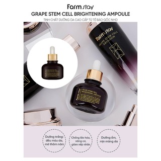 Tinh Chất Tế Bào Gốc Nho Farmstay – Dưỡng Ẩm Trắng Da Phục Hồi Ampoule 30ml