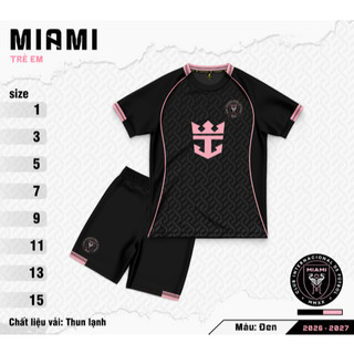 Bộ Quần Áo Bóng.Đá Trẻ Em – CLB Miami