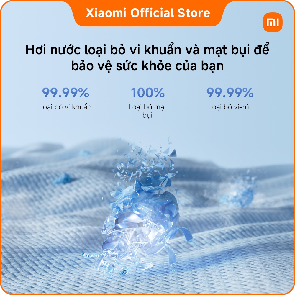 [MỚI RA MẮT] Máy giặt sấy cửa trước Xiaomi Mijia Front Load washer dryer 9kg | 99.99% Loại bỏ vì khuẩn |Giặt nhanh siêu