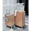 Vali Kéo Du Lịch 2 Size Nhựa Cứng Có Khay Để Cốc, 4 Bánh Xoay 360 Độ, Cần Kéo Chắc Chắn