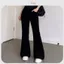 Quần Ống Loe Nữ Đen Co Giãn Hack Dáng Talaa Clothing TL010