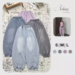 Quần Jogger Jean Nữ Form Rộng Dễ Phối Talaa Clothing TL011