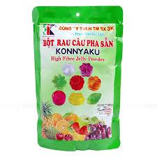 Bột rau câu pha sẵn Konnyaku Lá Dứa/Uống Là Mê