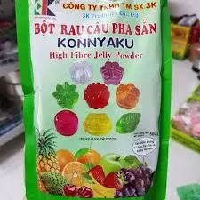 Bột rau câu pha sẵn Konnyaku Lá Dứa/Uống Là Mê