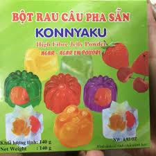 Bột rau câu pha sẵn Konnyaku Lá Dứa/Uống Là Mê