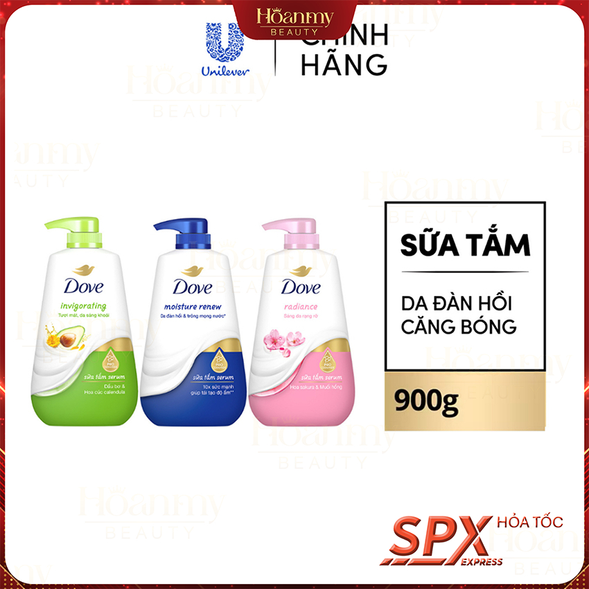 Sữa Tắm Serum Dove Pro-Ceramide Giúp Da Đàn Hồi Và Căng Bóng 900g