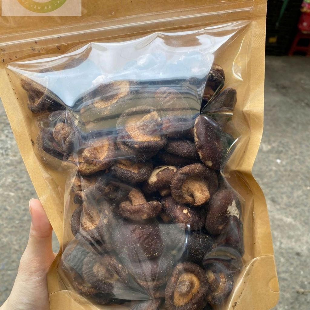 Nấm hương sấy giòn AMAISHOP organic - Nấm đông cô sấy giòn món chay - Ăn vặt heathy