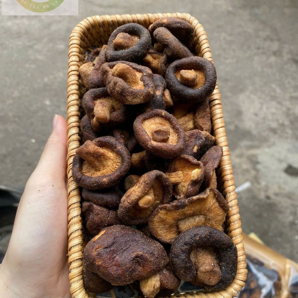 Nấm hương sấy giòn AMAISHOP organic - Nấm đông cô sấy giòn món chay - Ăn vặt heathy